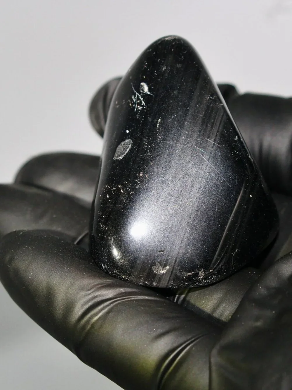 39.0g Old Stock Rainbow Obsidian Polished Davis Creek California Rare Stone Rock